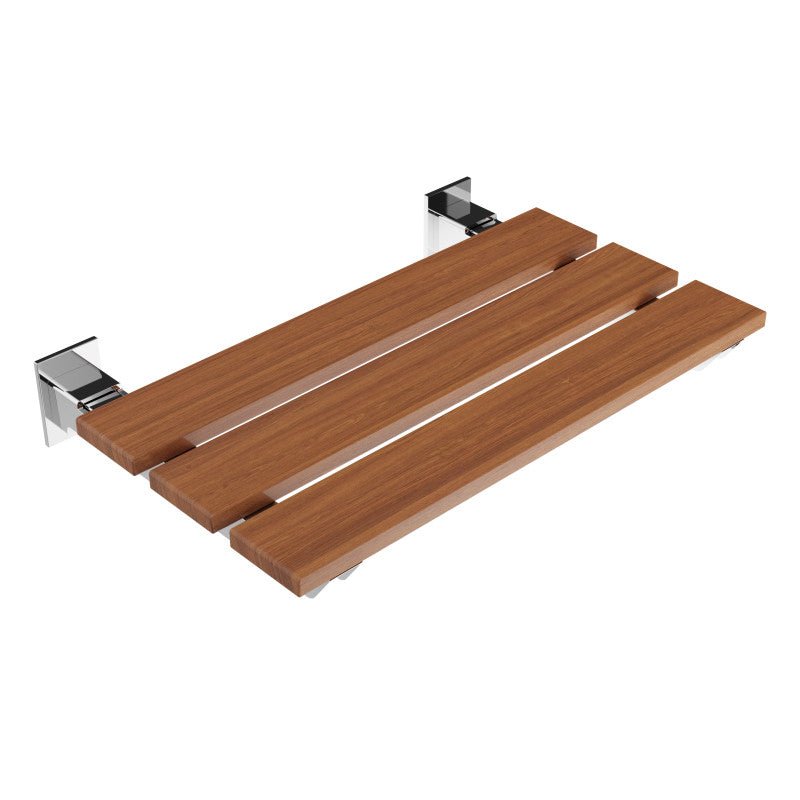 18.7 x 12.6 Shower Seat, ANZZI Bohemian Folding Teak