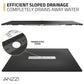 59 x 35 Shower Base, Center Drain, Pan Only ADA Compliant