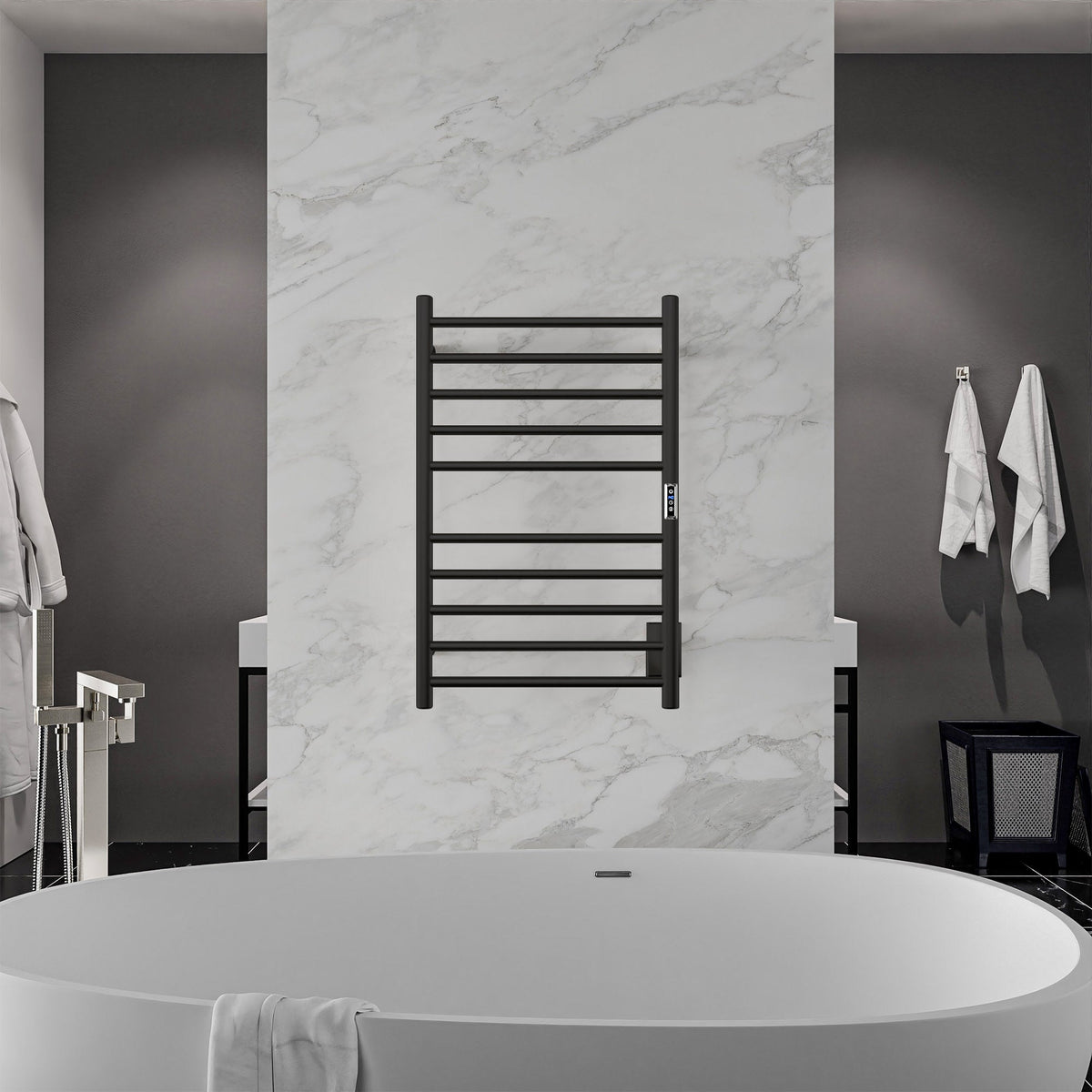 Towel Warmer, Bali Bar Mounted Electric