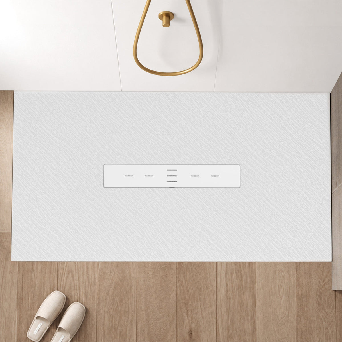 59 x 32 Shower Base, Center Drain, Pan Only Compliant