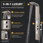 Niagara 64 in. 2-Jetted Full Body Shower Panel with Heavy Rain Shower and Spray Wand in Brushed Stainless Steel