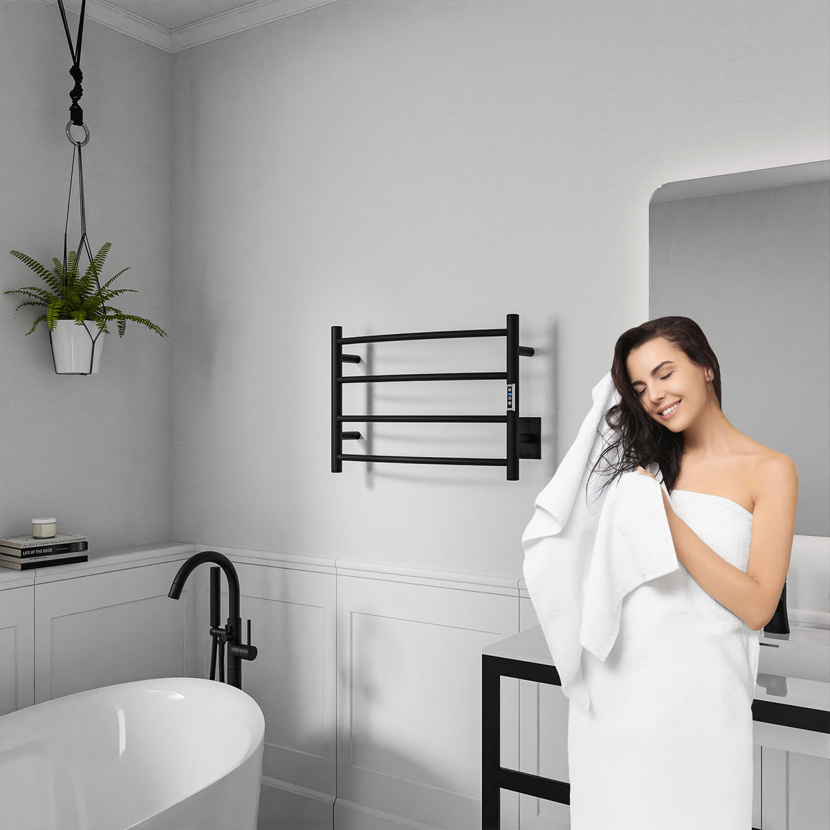 Towel Warmer, ANZZI Glow Bar Compact