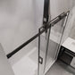 48 x 76 Frameless Shower Door, Rhodes Sliding Tsunami Guard
