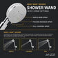 Niagara 64 in. 2-Jetted Full Body Shower Panel with Heavy Rain Shower and Spray Wand in Brushed Stainless Steel
