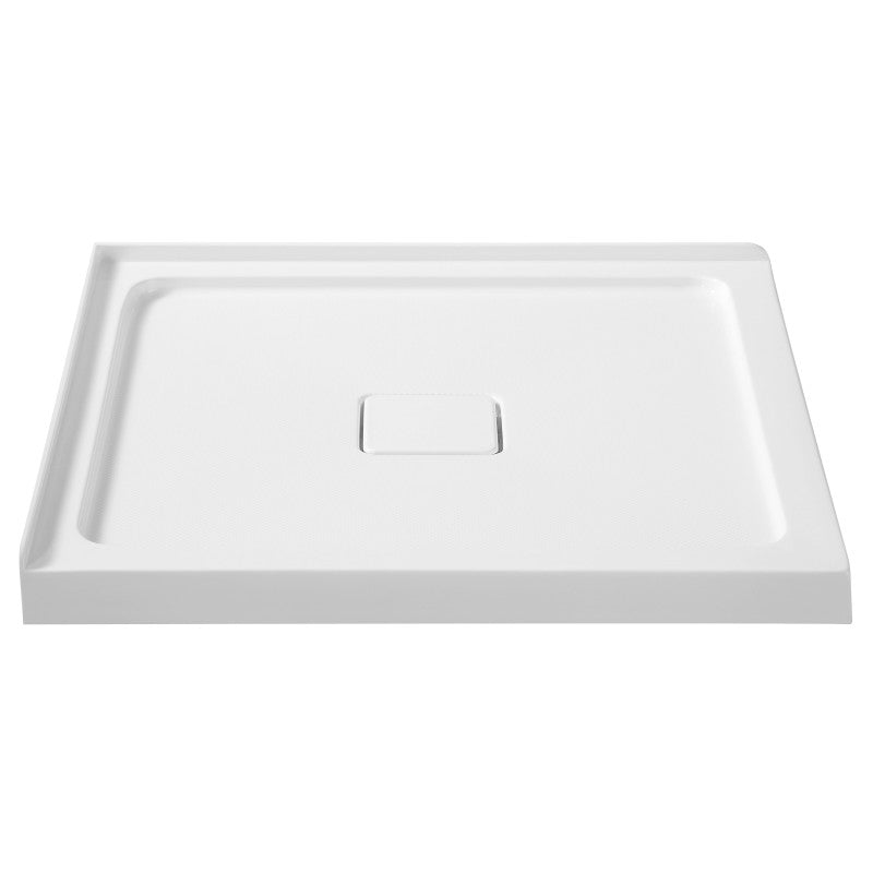 ANZZI Titan 36" x 36" Corner Shower Pan, Durable Marine Grade Acrylic, cUPC Certified, Center Drain, Slip-Resistant Floo