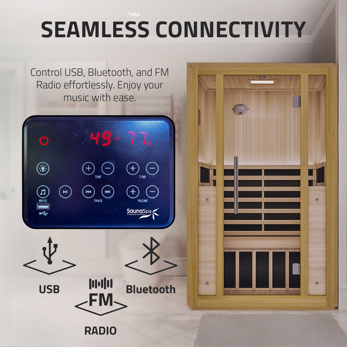 Infrared Sauna, Fiji Person Carbon FAR