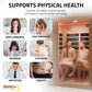 Infrared Sauna, 2 Person Cabin Canadian Glass Door