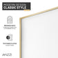 Welle 34 in. x 74 in. Framed Fixed Shower Screen Door with 5/16" (8mm) Tempered Fluted or Clear Glass