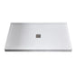 Alexander 60 in. L x 36 in. W Alcove Shower Pan Base with Center Drain in Glossy White Marine Acrylic