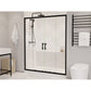 60 x 70 Framed Shower Door, Romance Sliding Tsunami Guard Clear Glass
