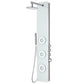 Lynn Series 58 in. 3-Jetted Full Body Shower Panel with Heavy Rain Shower and Body Jets and Spray Wand in White