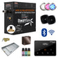 Steam Shower Generator, Full Package, Black Wireless Deluxe New Square Heads