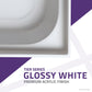Tiers Base Series 36 in. L x 60 in. W Alcove Shower Shower Pan Base with Right Drain in Glossy White Marine Acrylic