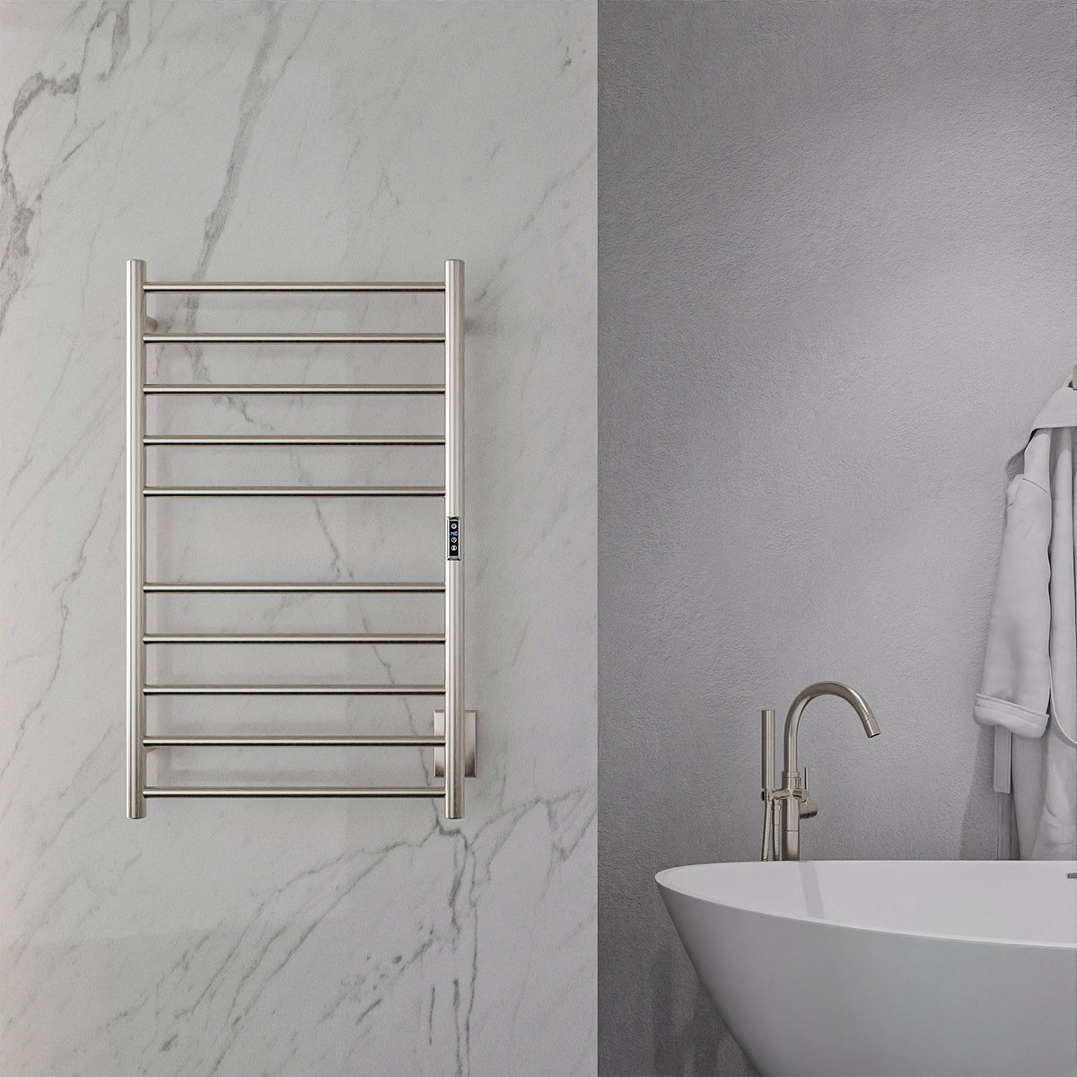 Towel Warmer, ANZZI Crete Bar Mounted