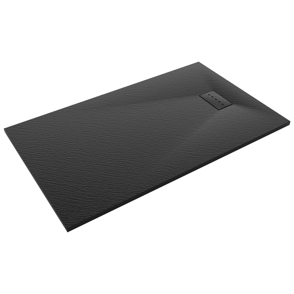 59 x 35 Shower Base, Pan Only, Barrier Free Curbless Black and Slip-Resistant