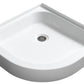 Shower Base, Center Drain, Pan Only 8