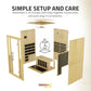 Infrared Sauna, Fiji Person Carbon FAR