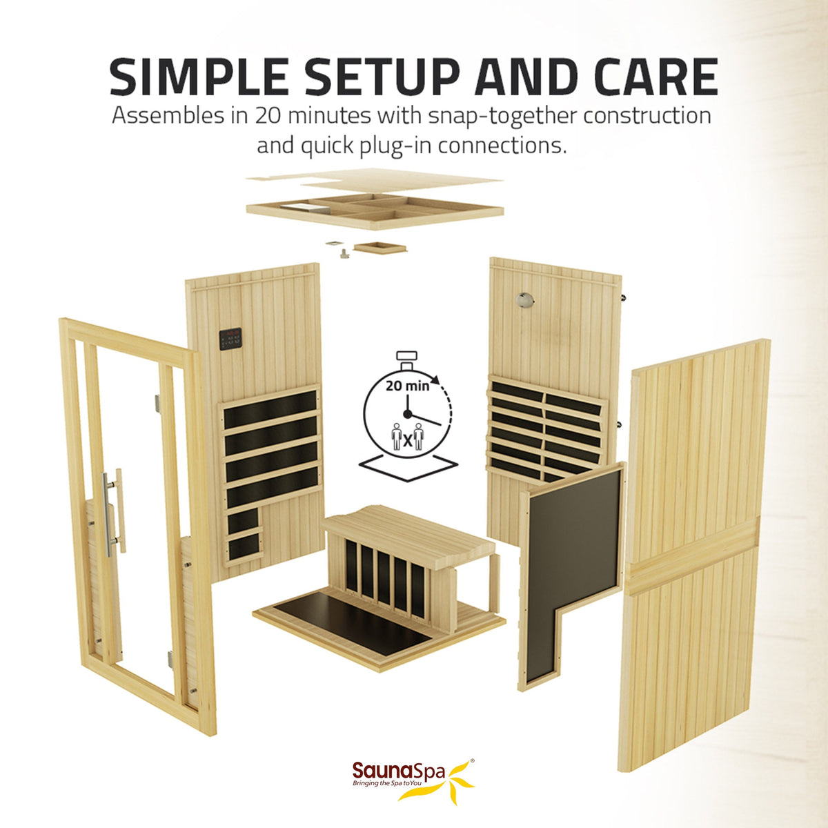 Infrared Sauna, Fiji Person Carbon FAR
