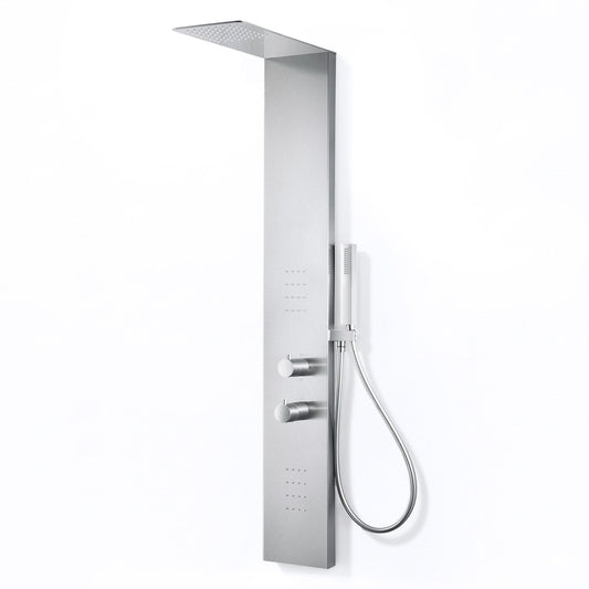 Shower Panel, Collines Jetted Tower Heavy Spray Wand