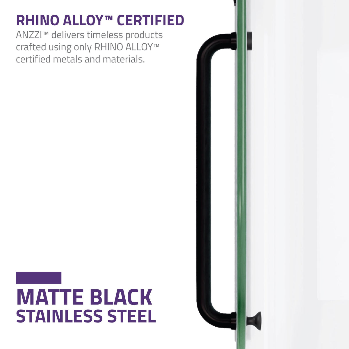 30 x 55 Tub Shower Door, Grand Frameless Hinged Clear Tsunami Guard