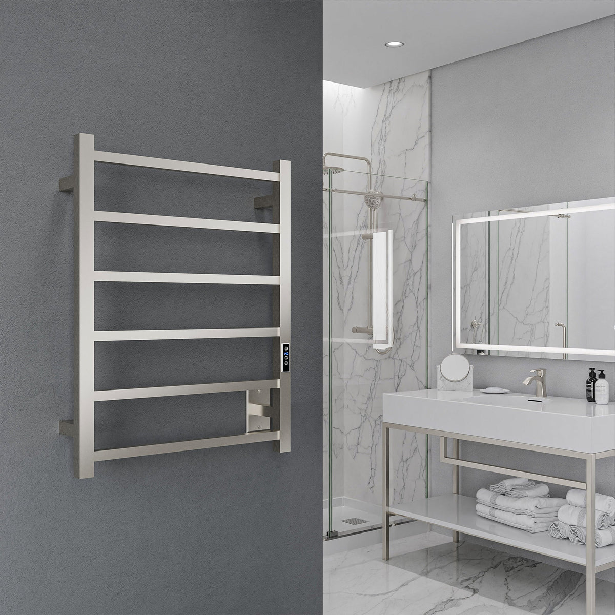 Towel Warmer, ANZZI Charles Bar Mounted