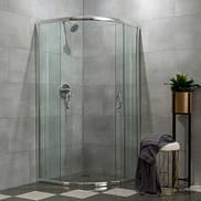 60" x 32" Designer Roll In Shower | Full Package from Showers4Less