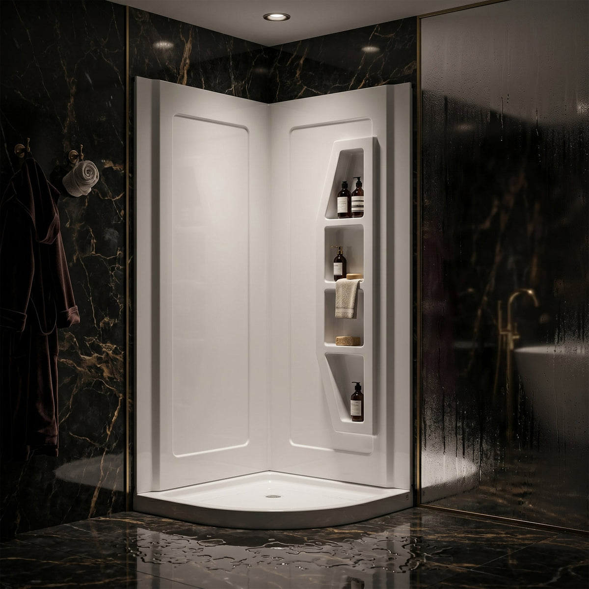 36 x 36 Shower Wall Panel, Walls Only, Gradient x DIY Friendly