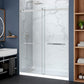 60 x 30 Frameless Shower Door, Pan Only, Kahn Alcove Sliding Combo