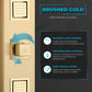 Dion Series 39 in. 2-Jetted Shower Tower with Heavy Rain Shower and Body Jets and Spray Wand
