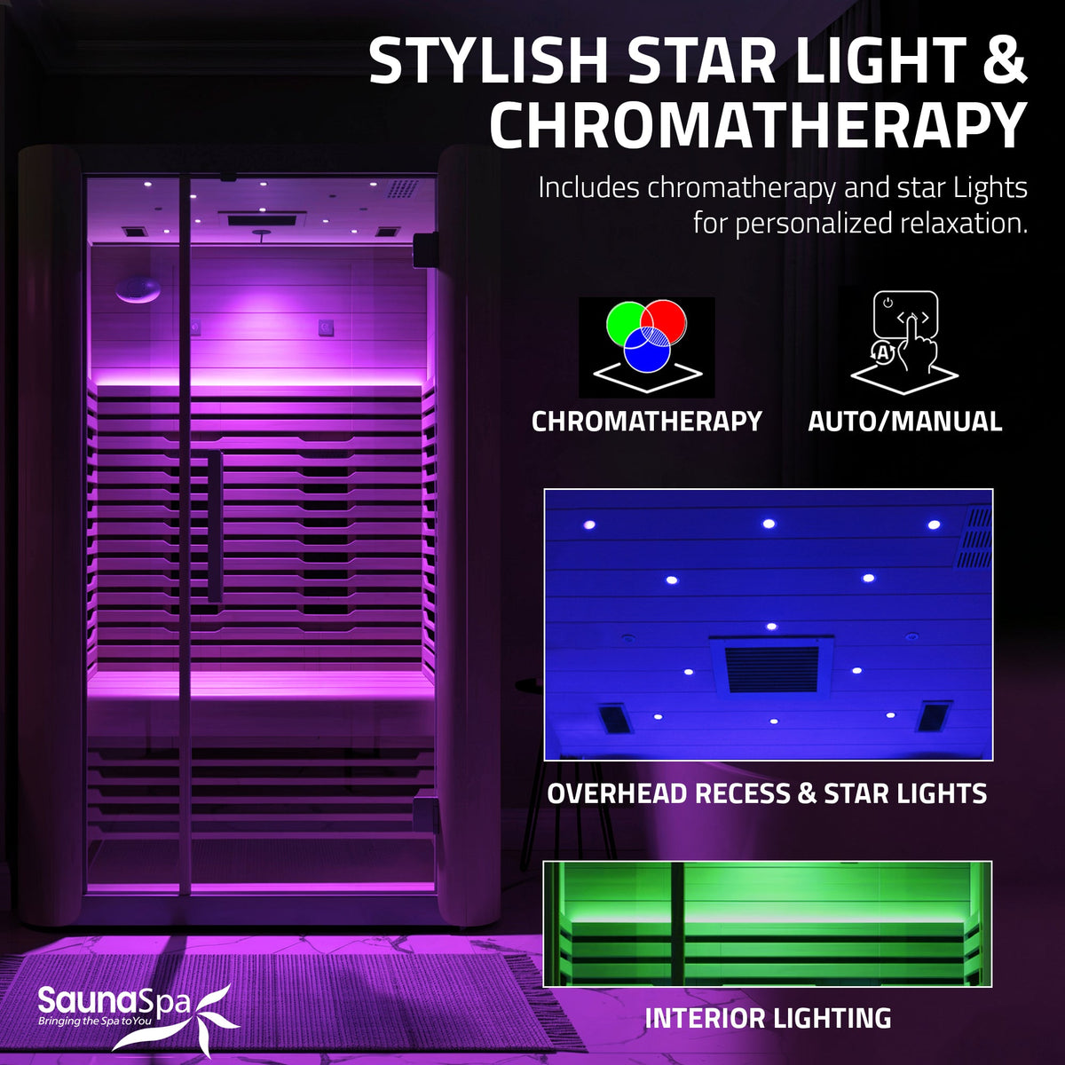Infrared Sauna, Full Spectrum Person Indoor Yoga Sessions