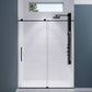 60 x 76 Frameless Shower Door, Madam Sliding Clear or Tsunami Guard