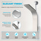 Cici Series 39 in. 2-Jetted Shower Tower with Heavy Rain Shower and Body Jets and Spray Wand