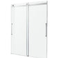 60 x 76 Frameless Shower Door, Stellar Sliding Tsunami Guard