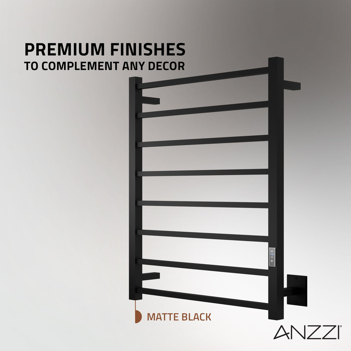 Towel Warmer, ANZZI Bell Bar Mounted