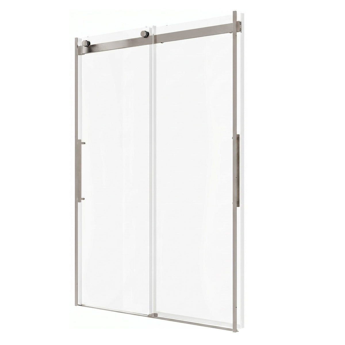 54 x 76 Frameless Shower Door, Stellar Sliding Tsunami Guard