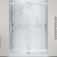 76 x 57 Framed Shower Door, Center Drain, Pan Only