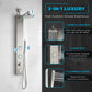 Shower Panel, Beverly Jetted Tower Heavy Spray Wand
