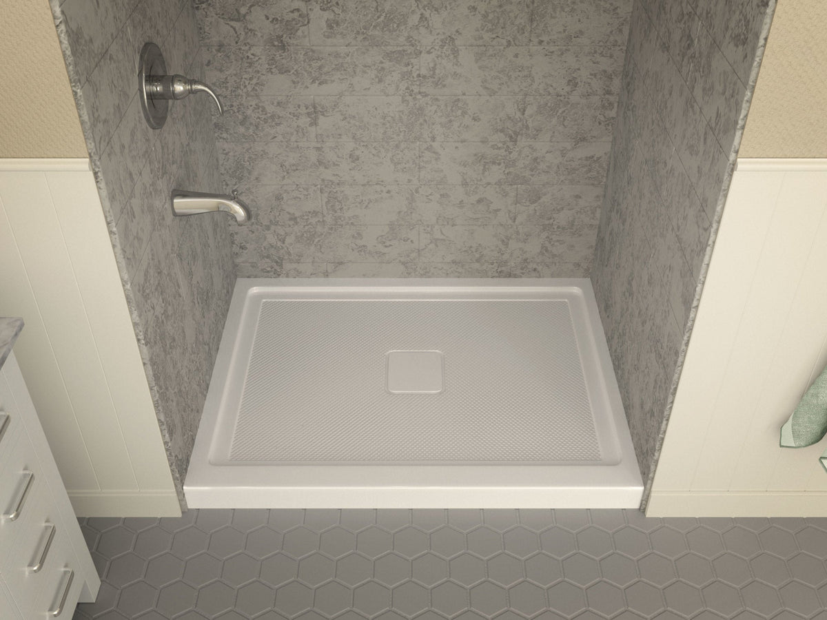 48 x 36 Shower Base, Center Drain, Pan Only