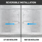 Ward Series 44 to 48 in. x 76 in. Frameless Sliding Shower Door with 3/8" (10mm) Tempered Clear Glass