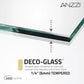 Romance Series 59 to 60 in. x 70 in. Sliding Framed Shower Door with Tsunami Guard Tempered Clear Glass