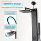 Dion Series 39 in. 2-Jetted Shower Tower with Heavy Rain Shower and Body Jets and Spray Wand