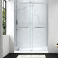60 x 36 Frameless Shower Door, Pan Only, Kahn Extra Deep ANR