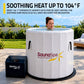 Cold Plunge Tub, Arctic Fox Person Inflatable