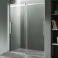 60 x 76 Frameless Shower Door, Stellar Sliding Tsunami Guard