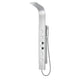 Shower Panel, VISOR Jetted Full Body Brushed Steel