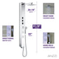 Lann 53 in. 3-Jetted Full Body Shower Panel System with Heavy Rain Showerhead and Spray Wand in Chrome (Valve Included)