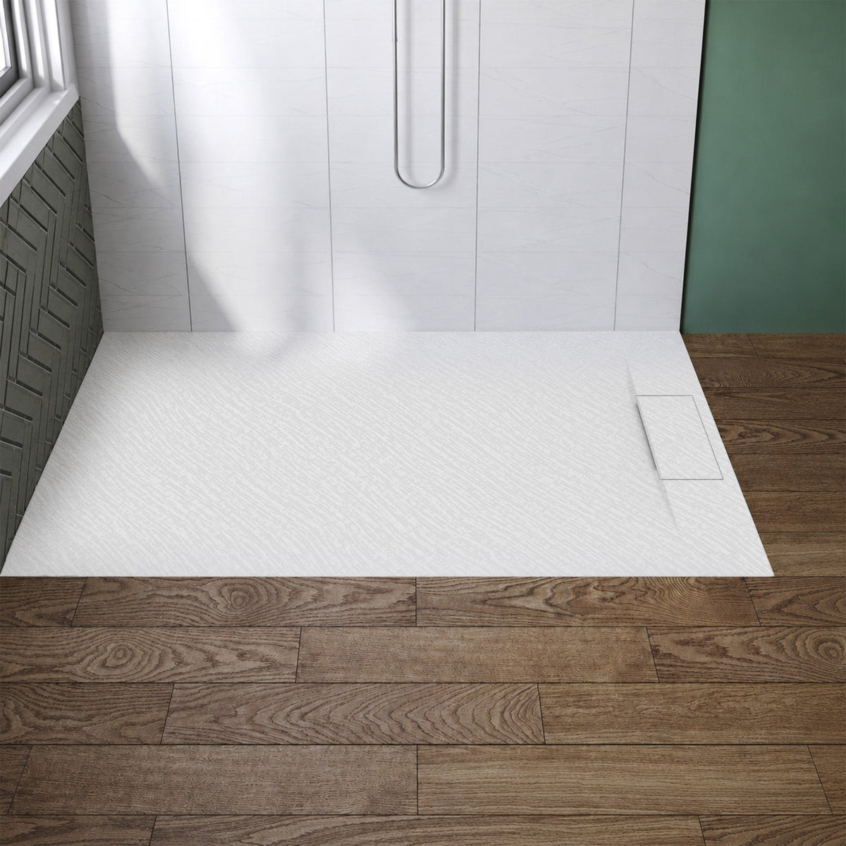 59 x 32 Shower Base, Pan Only, Barrier Free Curbless White ADA Compliant