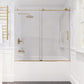 60 x 62 Tub Shower Door, Don Frameless Sliding