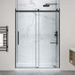 76 x 45 Framed Shower Door, Pan Only, Stellar Sliding Frameless Alcove