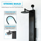 Beverly Series 43 in. 3-Jetted Shower Tower with Heavy Rain Shower and Body Jets and Spray Wand